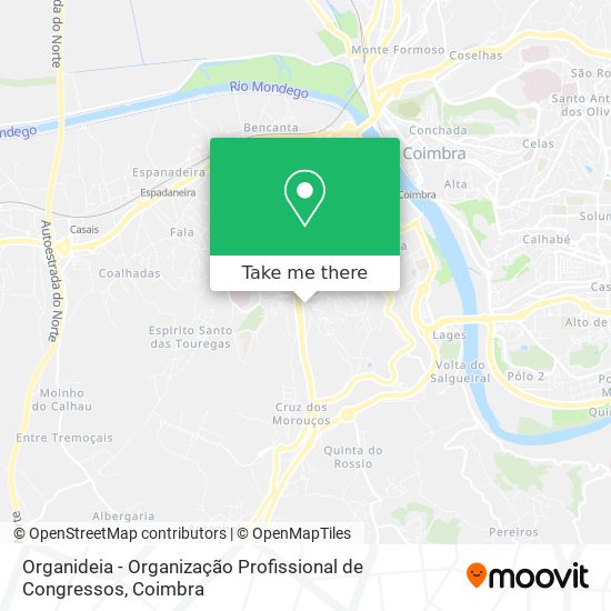 Organideia - Organização Profissional de Congressos map