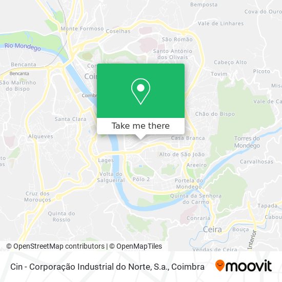 Cin - Corporação Industrial do Norte, S.a. mapa