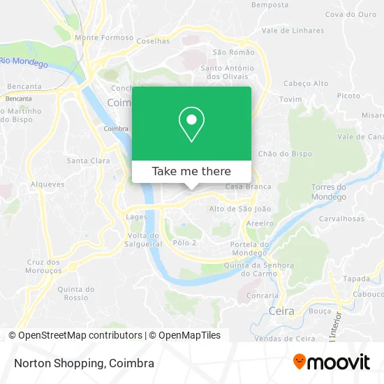 Norton Shopping map