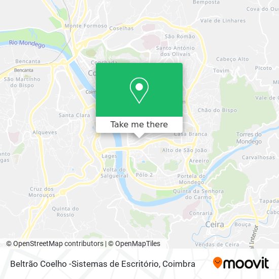 Beltrão Coelho -Sistemas de Escritório map