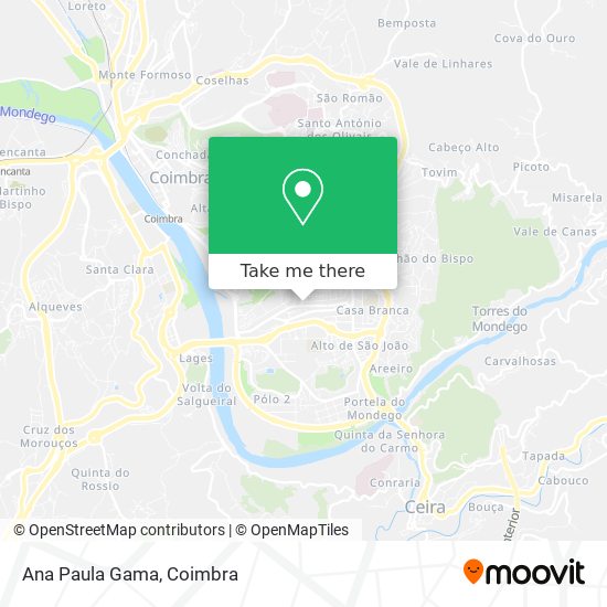 Ana Paula Gama map