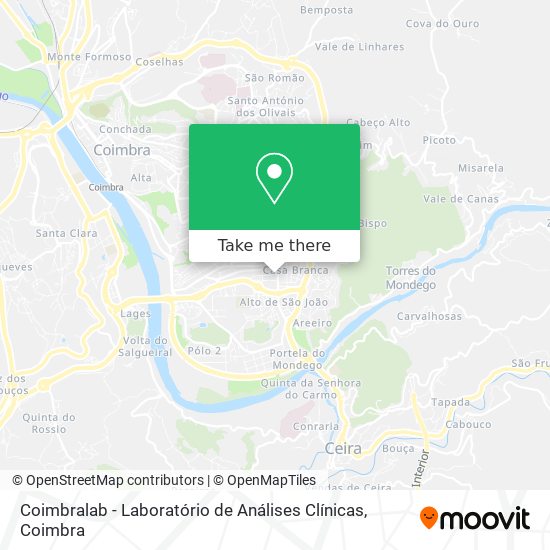 Coimbralab - Laboratório de Análises Clínicas mapa