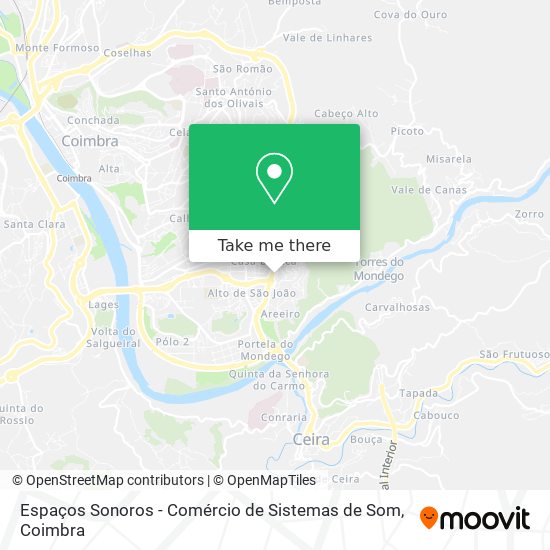 Espaços Sonoros - Comércio de Sistemas de Som map