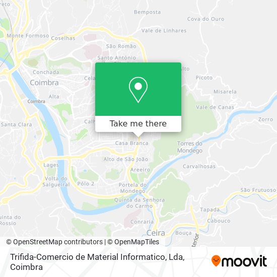 Trifida-Comercio de Material Informatico, Lda map