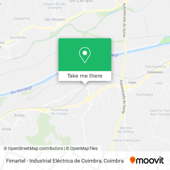 Fimartel - Industrial Eléctrica de Coimbra mapa