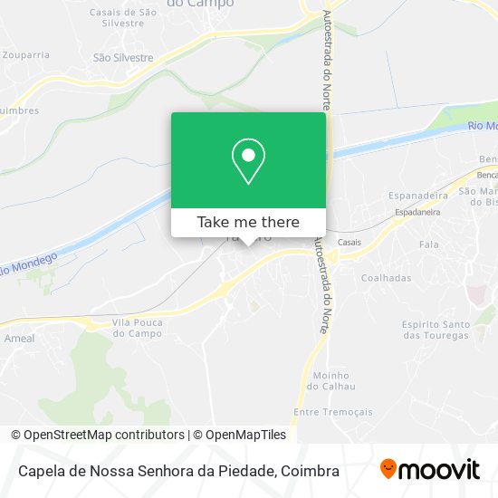 Capela de Nossa Senhora da Piedade mapa