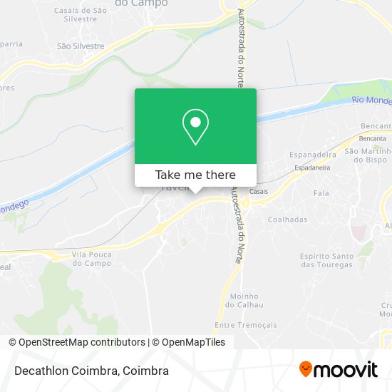 Decathlon Coimbra map