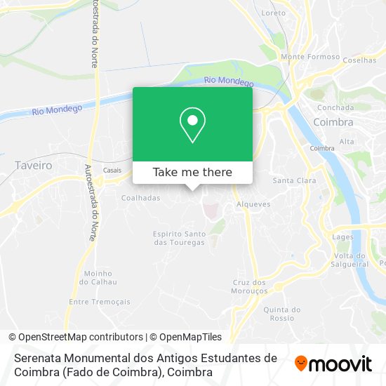 Serenata Monumental dos Antigos Estudantes de Coimbra (Fado de Coimbra) map