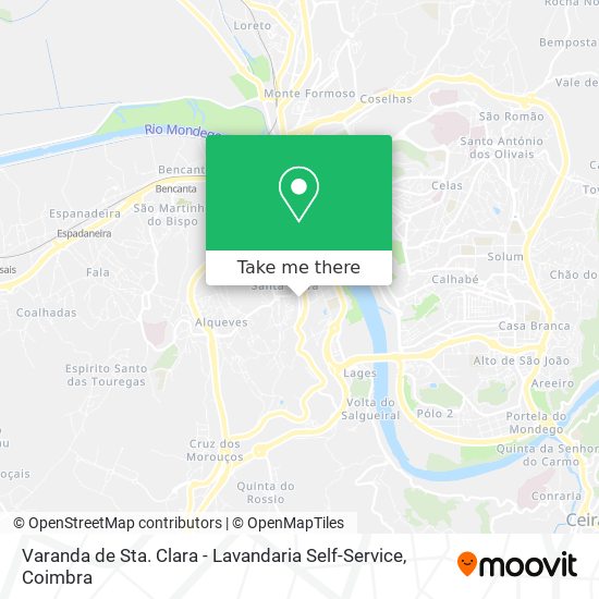 Varanda de Sta. Clara - Lavandaria Self-Service map