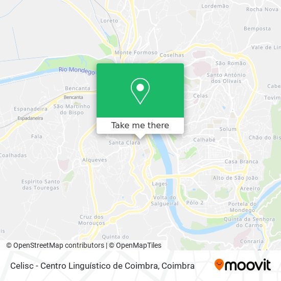 Celisc - Centro Linguístico de Coimbra map