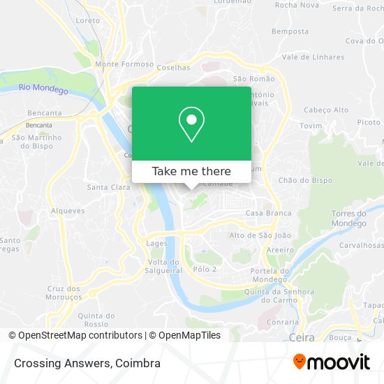Crossing Answers map