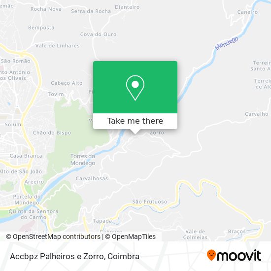 Accbpz Palheiros e Zorro map