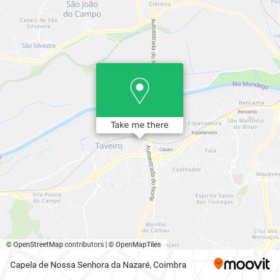 Capela de Nossa Senhora da Nazaré map
