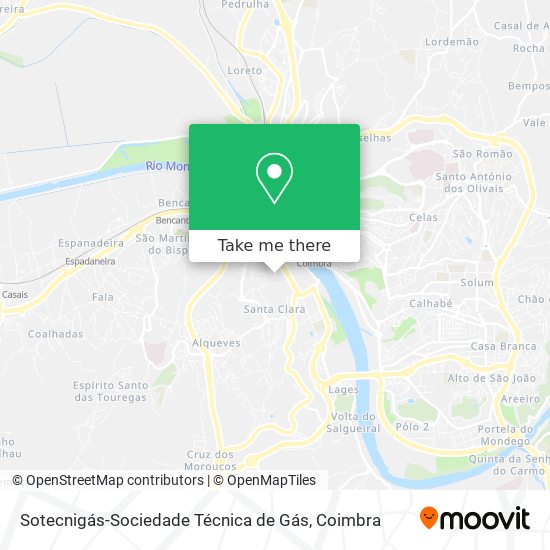 Sotecnigás-Sociedade Técnica de Gás map