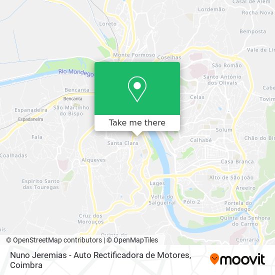 Nuno Jeremias - Auto Rectificadora de Motores map