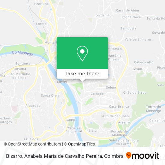 Bizarro, Anabela Maria de Carvalho Pereira map