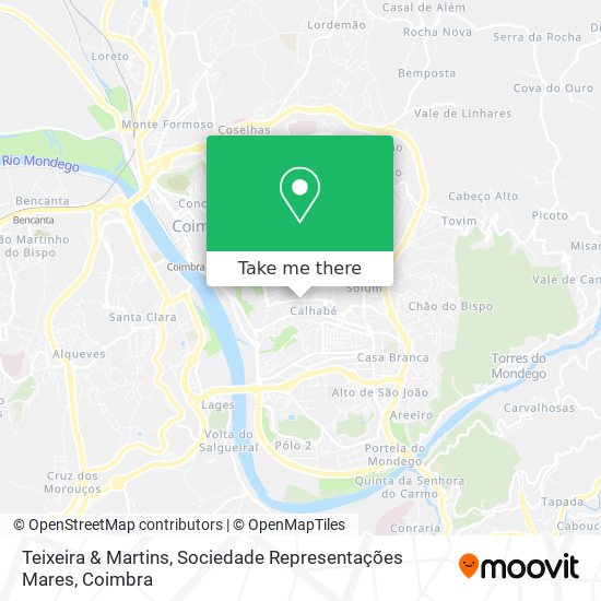 Teixeira & Martins, Sociedade Representações Mares map