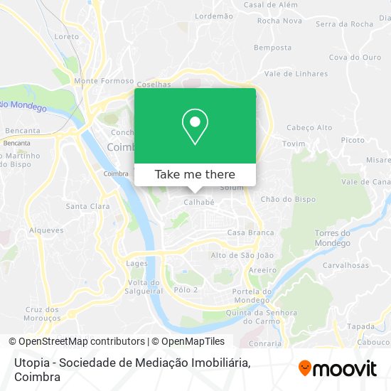 Utopia - Sociedade de Mediação Imobiliária mapa