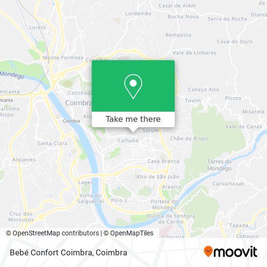 Bebé Confort Coimbra map