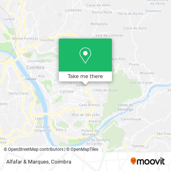 Alfafar & Marques map
