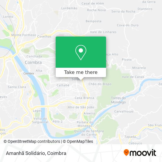 Amanhã Solidário map