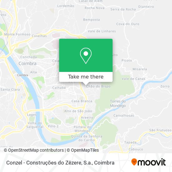 Conzel - Construções do Zêzere, S.a. map