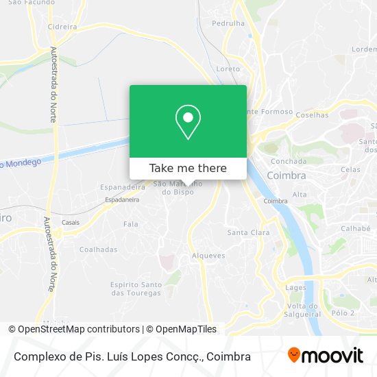Complexo de Pis. Luís Lopes Concç. map