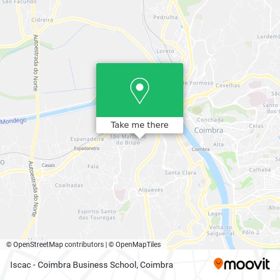 Iscac - Coimbra Business School map