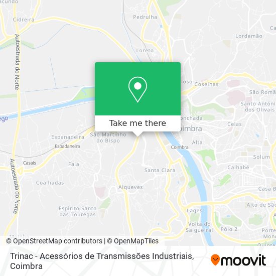 Trinac - Acessórios de Transmissões Industriais map
