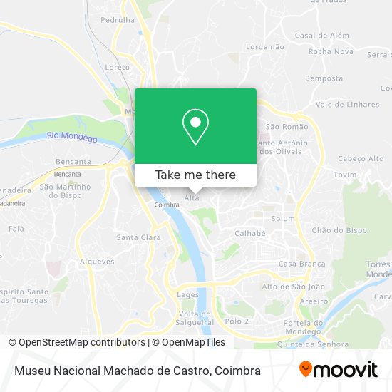 Museu Nacional Machado de Castro mapa