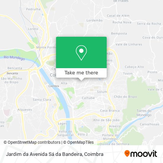 Jardim da Avenida Sá da Bandeira map