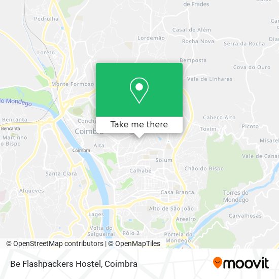 Be Flashpackers Hostel map