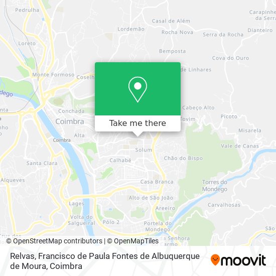 Relvas, Francisco de Paula Fontes de Albuquerque de Moura map