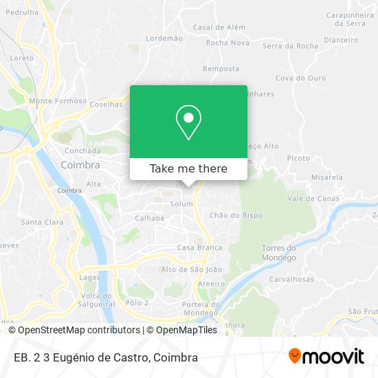 EB. 2 3 Eugénio de Castro map