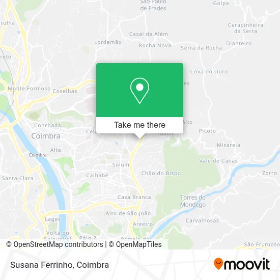 Susana Ferrinho map