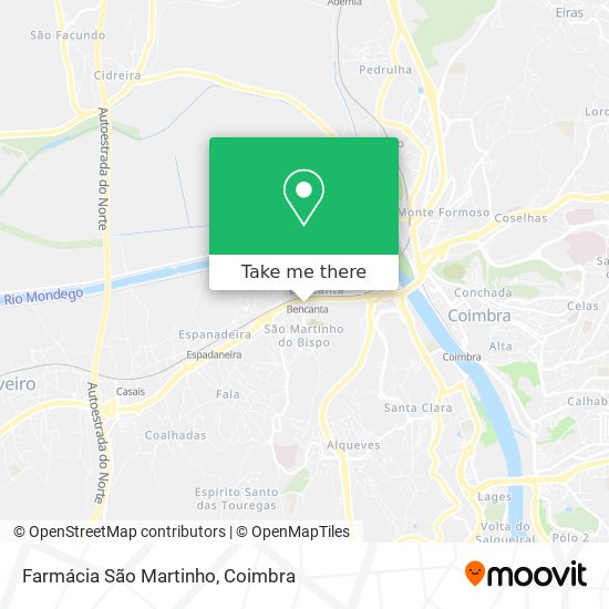 Farmácia São Martinho mapa