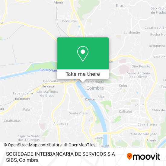 SOCIEDADE INTERBANCARIA DE SERVICOS S A SIBS map