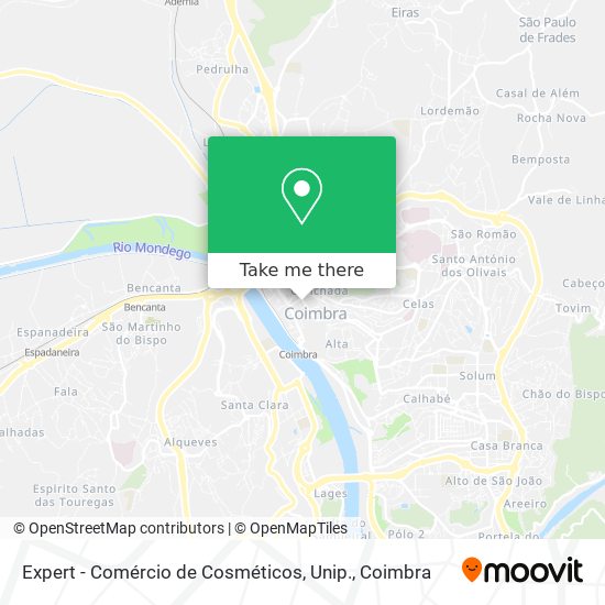 Expert - Comércio de Cosméticos, Unip. map