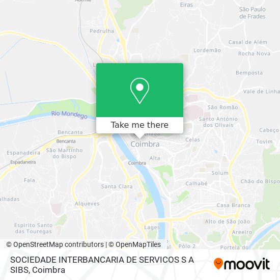 SOCIEDADE INTERBANCARIA DE SERVICOS S A SIBS map