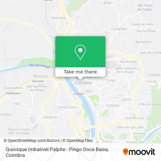 Quiosque Imbatível Palpite - Pingo Doce Baixa mapa