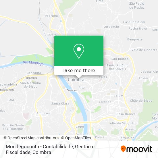 Mondegoconta - Contabilidade, Gestão e Fiscalidade map