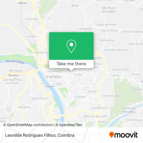 Leonilde Rodrigues Filhos mapa