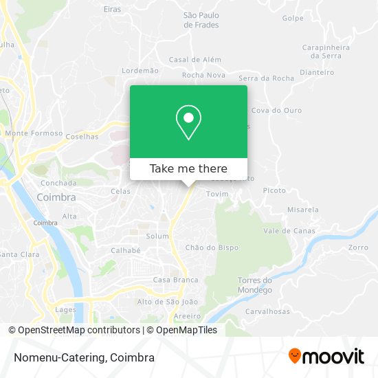 Nomenu-Catering map