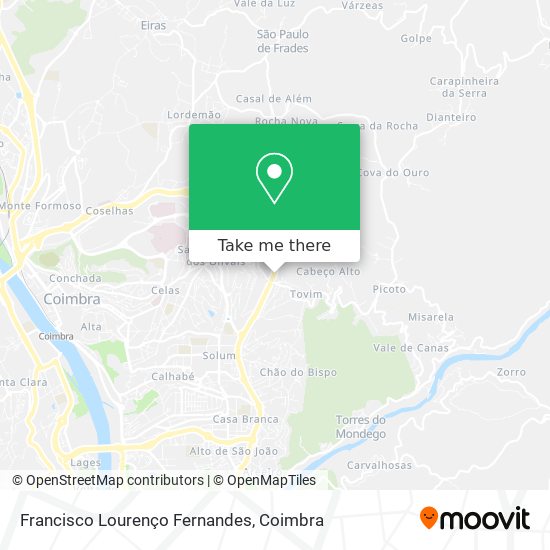 Francisco Lourenço Fernandes map