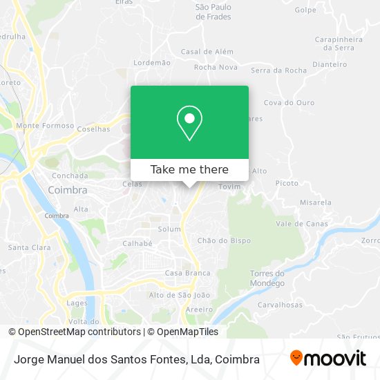 Jorge Manuel dos Santos Fontes, Lda mapa