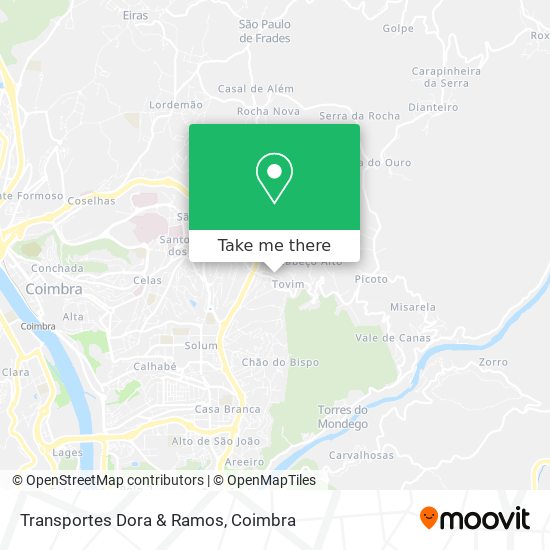 Transportes Dora & Ramos map