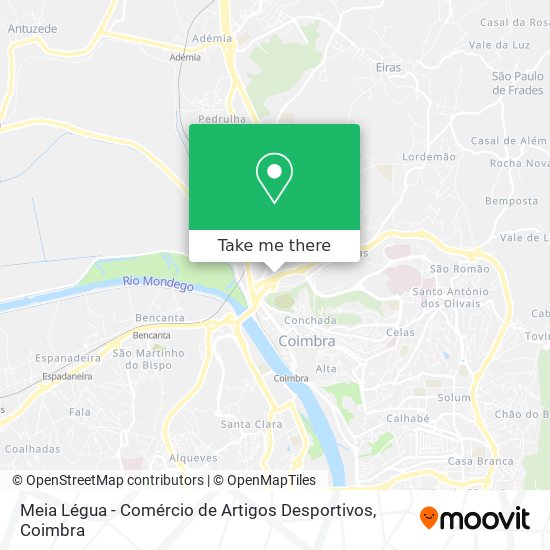 Meia Légua - Comércio de Artigos Desportivos map