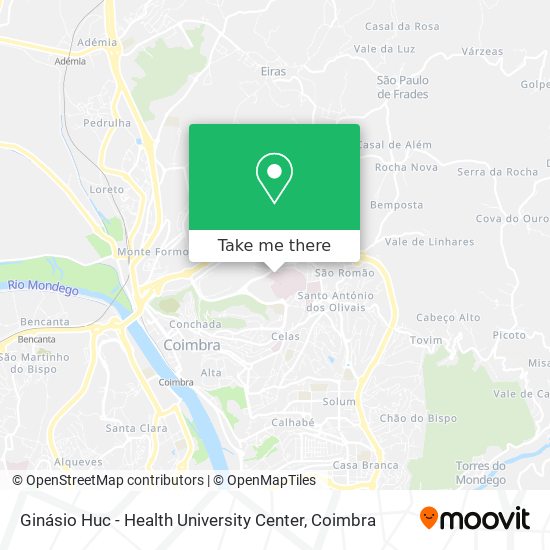 Ginásio Huc - Health University Center map