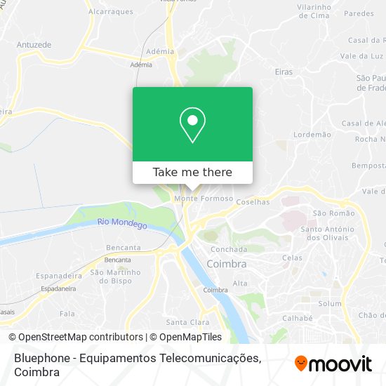 Bluephone - Equipamentos Telecomunicações mapa