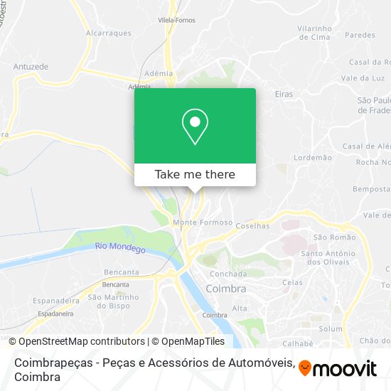 Coimbrapeças - Peças e Acessórios de Automóveis map